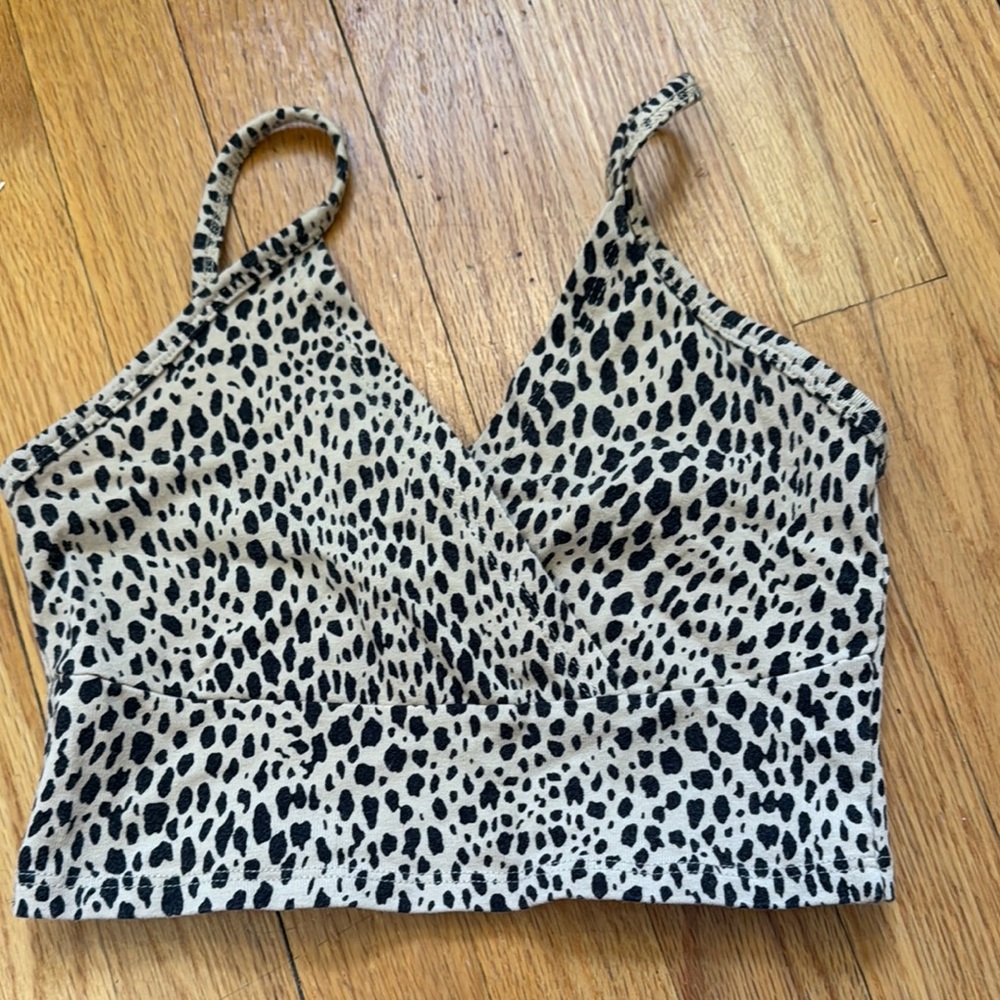 Brandy Melville Cheetah Crop Camisole